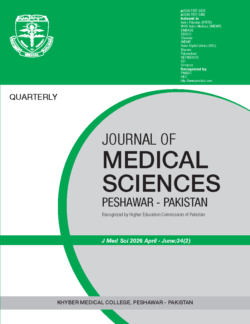 					View Vol. 34 No. 2 (2026): Journal of Medical Sciences, Peshawar
				